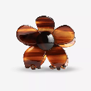 Sasstie - Haarspange - Bloom Mocha