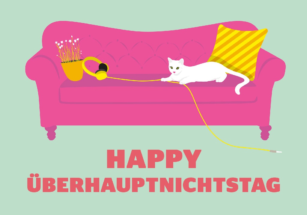Nobis Design - Postkarte - Luminous - Happy Überhauptnichtstag