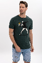 S-Ponder - T-Shirt Banksy Flower - men cut