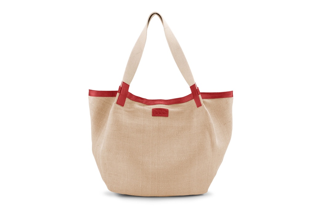 ANDRA | Canvas | rot | genarbt
