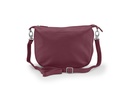 MAXI IDA | pflaume | silber | genarbt
