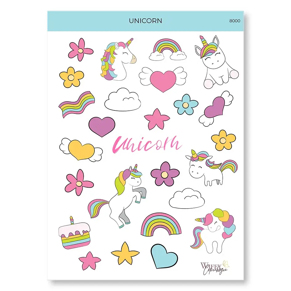 Plan & Plot Studio - Aufkleberset Unicorn