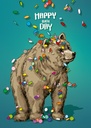 Nobis Design - Postkarte - PRANU Happy Birthday