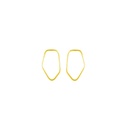 Lisa Kroeber Jewellery Art - Earrings Frames Mini, yellow gold 