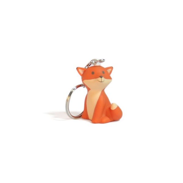 Atelier Pierre Junior - Cesar Fox Key Ring Orange | H5 ø3,5cm 