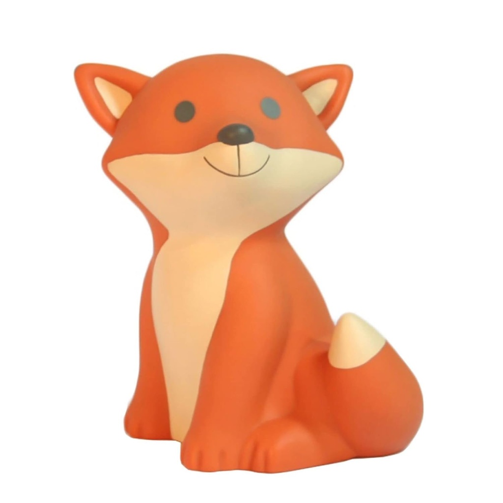 Atelier Pierre Junior - Cesar Fox Light LED Orange, USB recharge | H 20 x 18 x 15 cm