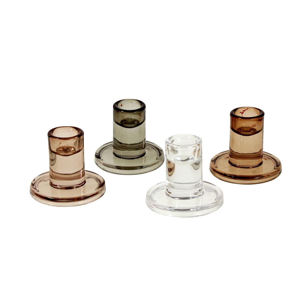 Werner Voss - Kerzenleuchter Mini Glas, 6,5x6cm