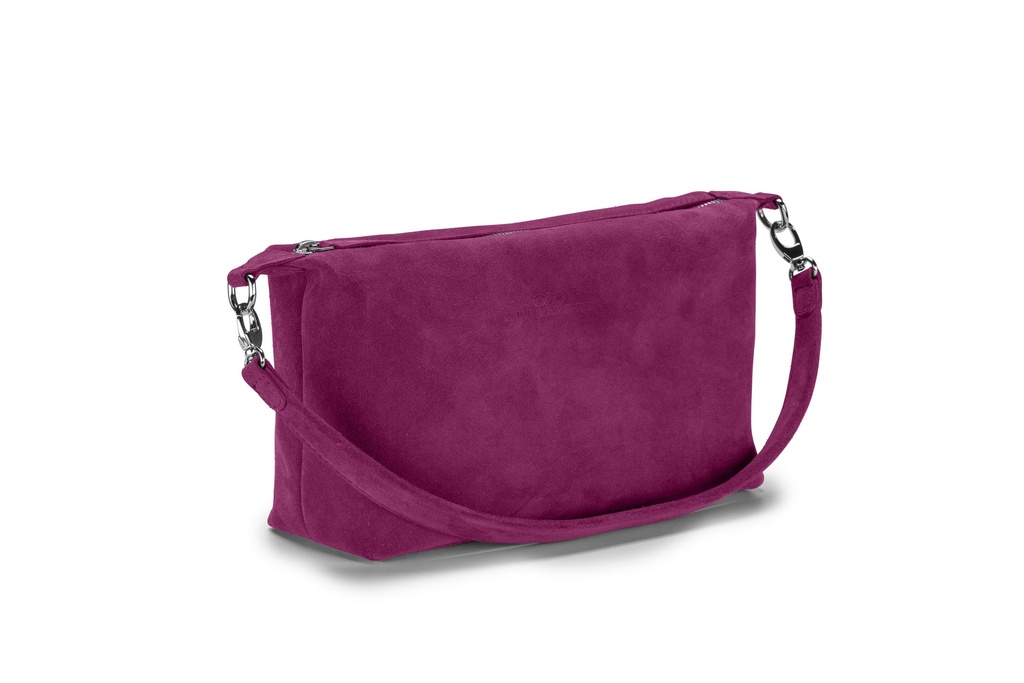 IDA | purpur | silber | Wildleder