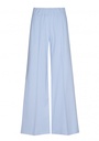 Caroline Biss - COMFORTABLE PALAZZO PANTS IN COTTON, NORMAL WAIST light blue