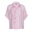Caroline Biss - LOOSE-FITTING BLOUSE WITH FLOUNCE EFFECT lilac