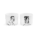 Polonapolona - Espresso cup set of 2 - the legends - The glam rocker + the mercurial champion