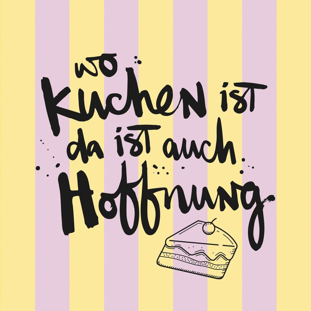 PPD - Kuchen Hoffnung Servietten 33x33