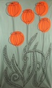 Les belles vagabondes - Schal Foulard Coton Bio Mekong Kaki - 100% Biobaumwolle
