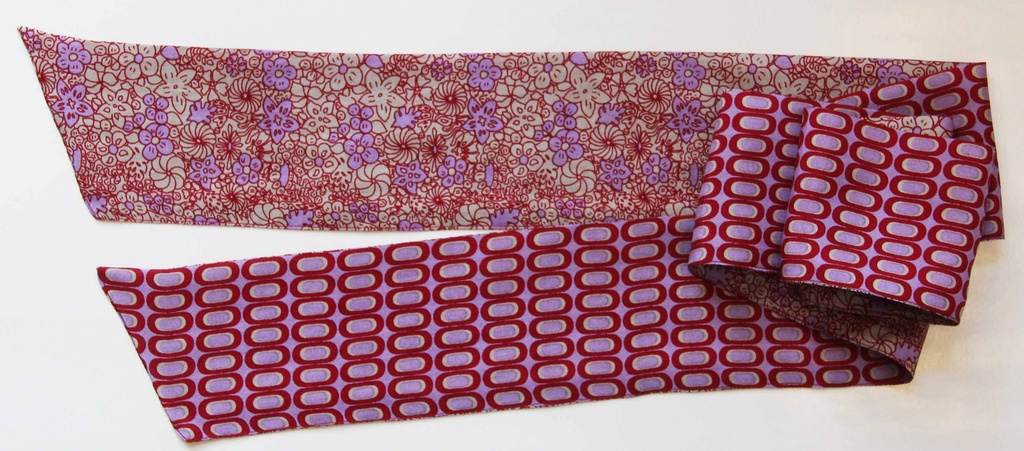 Les Belles Vagabondes - Seidenschal Bandeau Summer Lavande