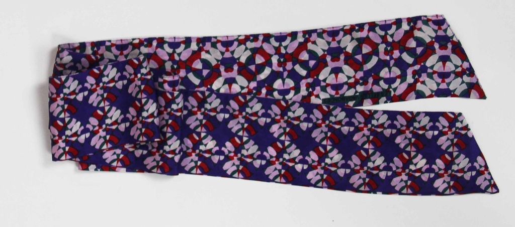 Les Belles Vagabondes - Seidenschal Bandeau Fragment Prune Purple