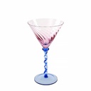 Werner Voss - Martiniglas, rosa durchgefärbt, 11x20cm 