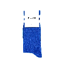 Klue - Tennis sport socks | blue white | organic cotton
