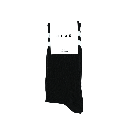 Klue - Tennis sport socks | black white | organic cotton