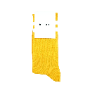 Klue - Tennis sport socks | yellow white | organic cotton