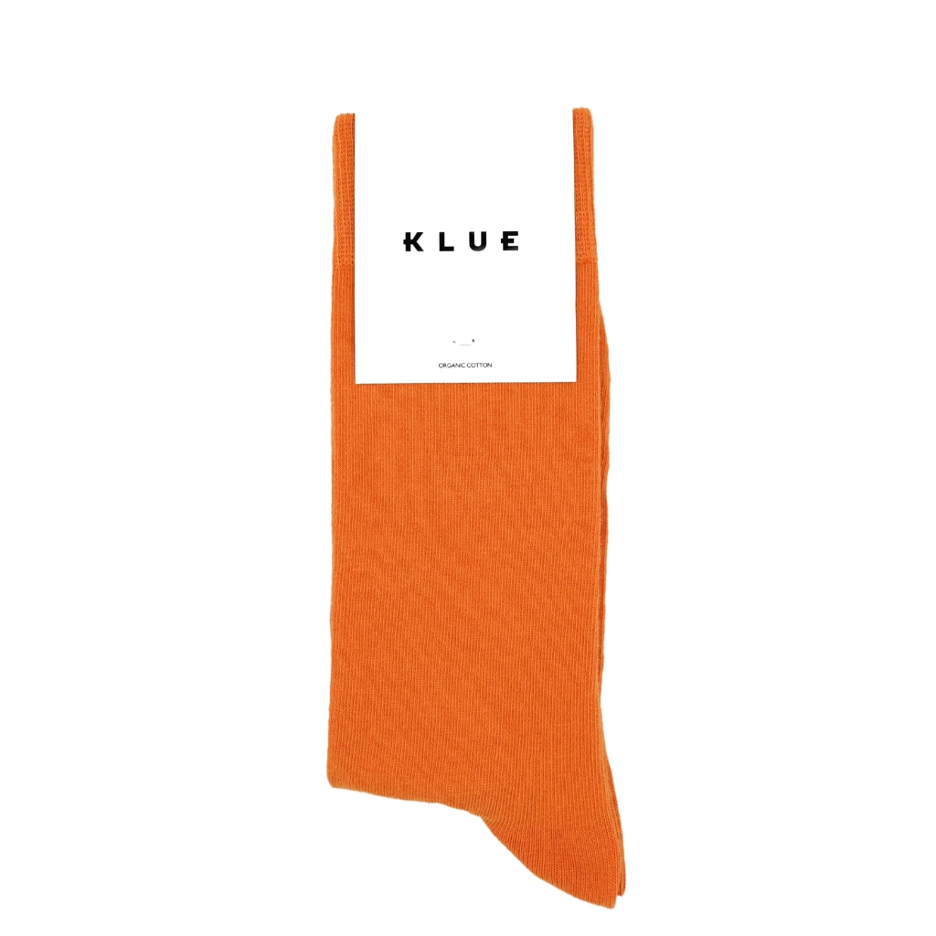 Klue - Organic solid socks | orange