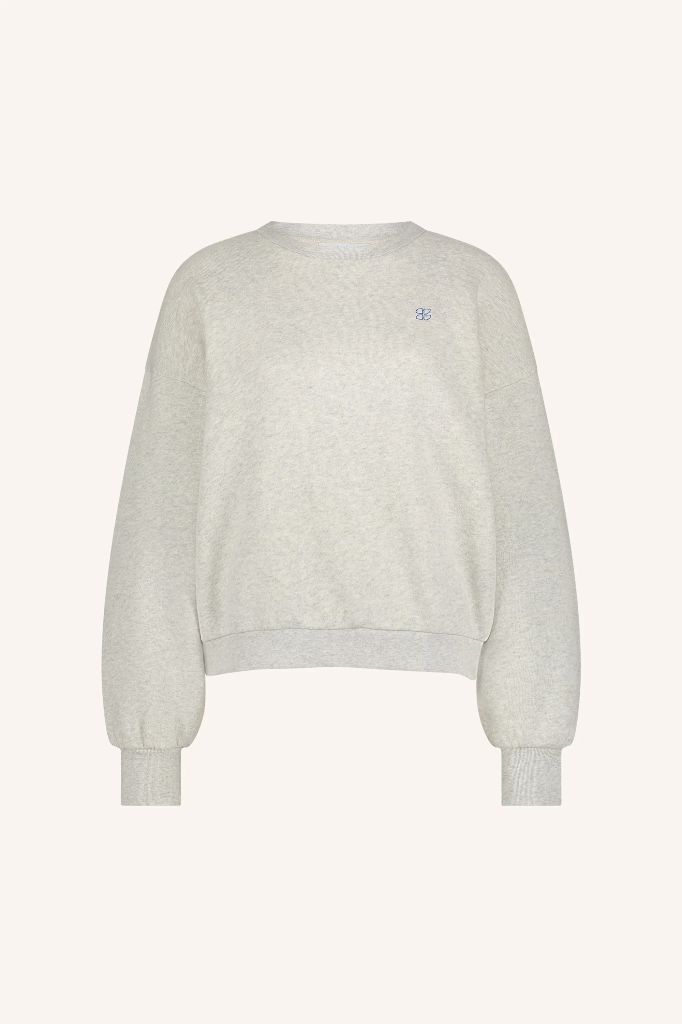 By Bar - Bibi Love Sweater - 815 light grey melee