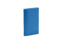 LOU | azurblau | silber | genarbt