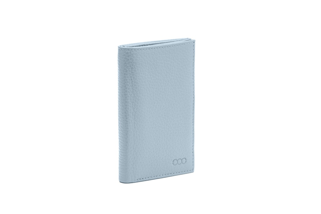 LOU | hellblau | silber | genarbt