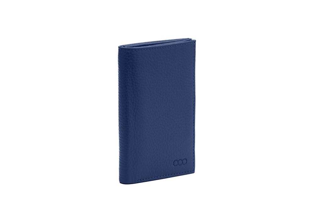 LOU | royalblau | silber | genarbt