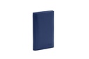 LOU | royalblau | silber | genarbt
