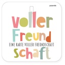 Passerelle - Mini Karte - Voller Freundschaft