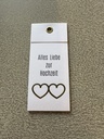 Passerelle - Mini Karte - Punkt Alles Liebe zur Hochzeit