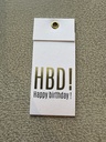 Passerelle - Mini Karte - Punkt HBD Happy Birthday
