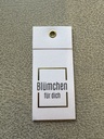 Passerelle - Mini Karte - Punkt Blümchen für dich