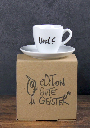 Edition gute Geister - Espressotase mit Untertasse - Und?