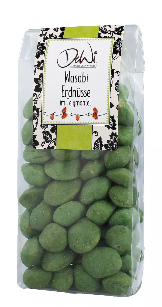 DeWi - Erdnüsse in Wasabiteigmantel - 150g Tüte