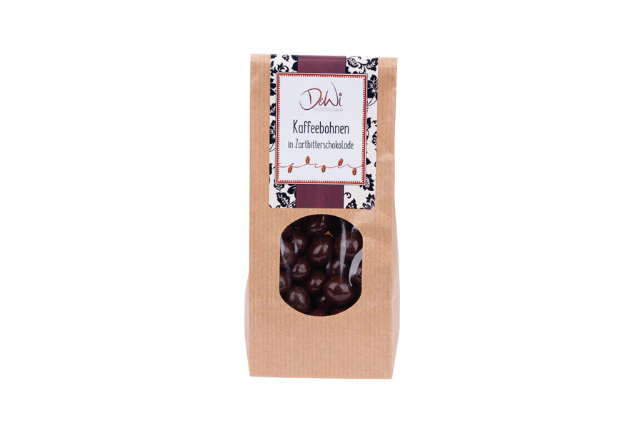 DeWi - Kaffeebohnen in Zartbitterschokolade - 150g Tüte