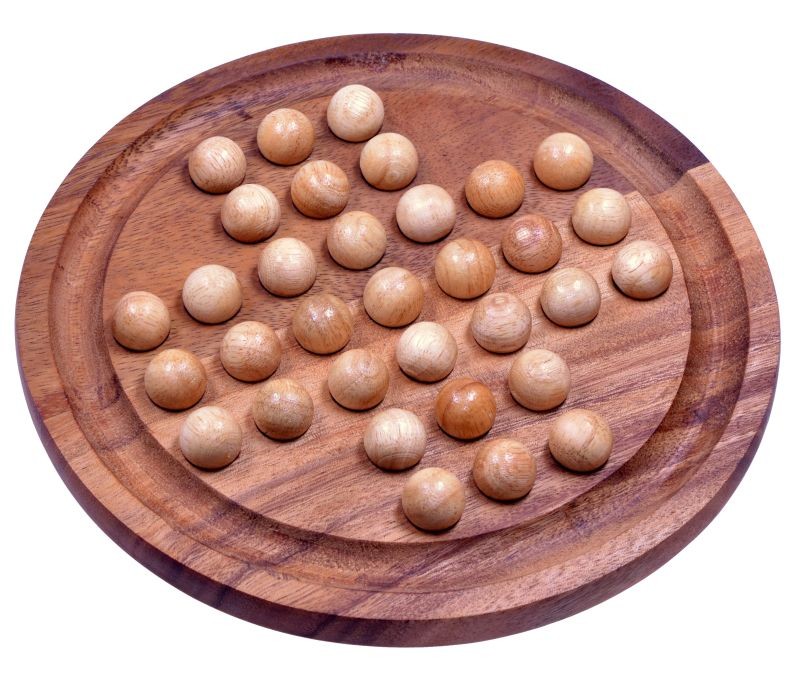 Holzspiel LP - Solitär Gr. XL rund 26cm natur