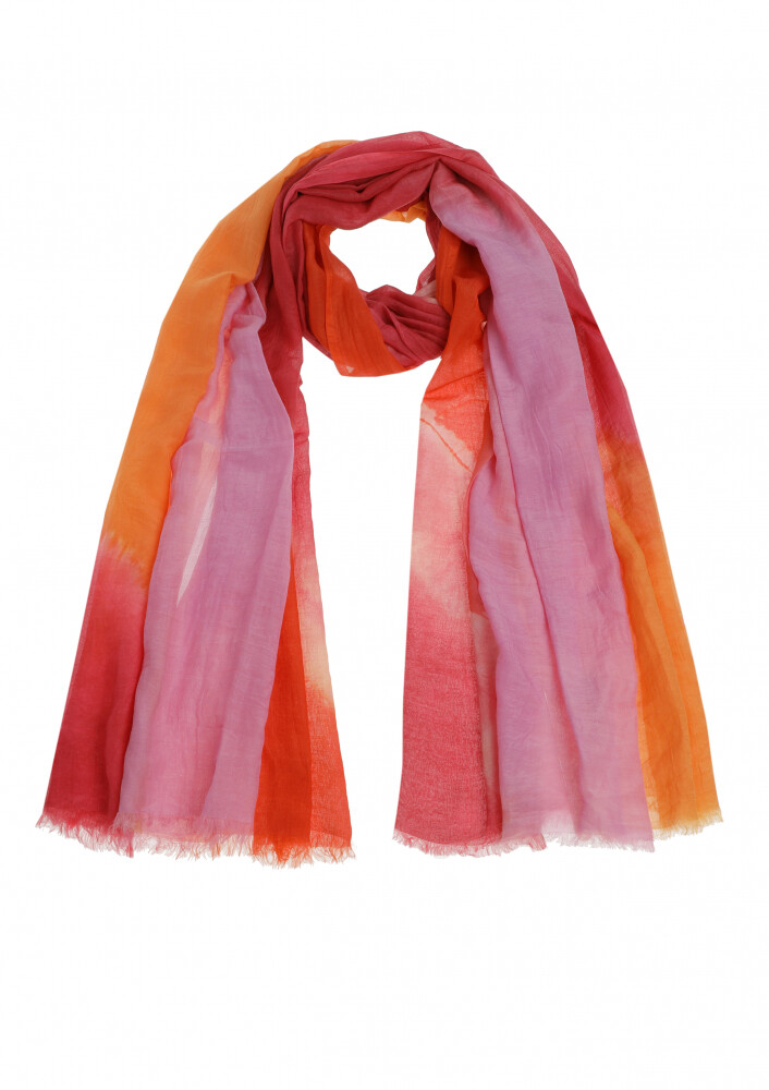Caroline Biss - AIRY FOULARD SCARF multicolour red orange