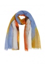 Caroline Biss - AIRY FOULARD SCARF multicolour blue yellow