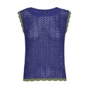 Caroline Biss - TOP - COTTON - STRUCTURED - SLEEVELESS - DEEP BLUE 