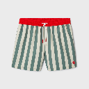 Billybelt - Badehose grün / beige gestreift