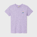 Billybelt - T-Shirt Bio-Baumwolle Vintage bedruckt - violett