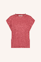 By Bar - Mason Linen Top - 497 Earth Red
