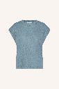 By Bar - Mason Linen Top - 706 Blue Stone
