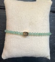 Mas Jewelz - Edelstein Armband - grüner Aventurin - 3mm model 1