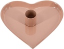 Kolony - Kerzenhalter Herz rosa