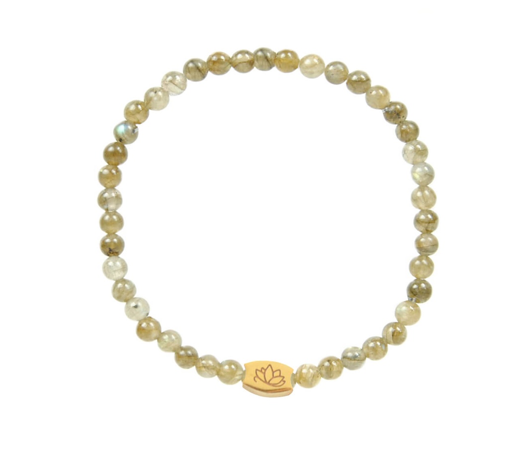 Mas Jewelz - Edelstein Armband - Labradorit - 3mm model 1 