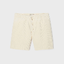 Billybelt - Sommer Shorts Beach Horizon aus Samt - Ivory creme
