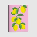 Nobis Design - Notizheft A6 - Neonstyle - Zitronen