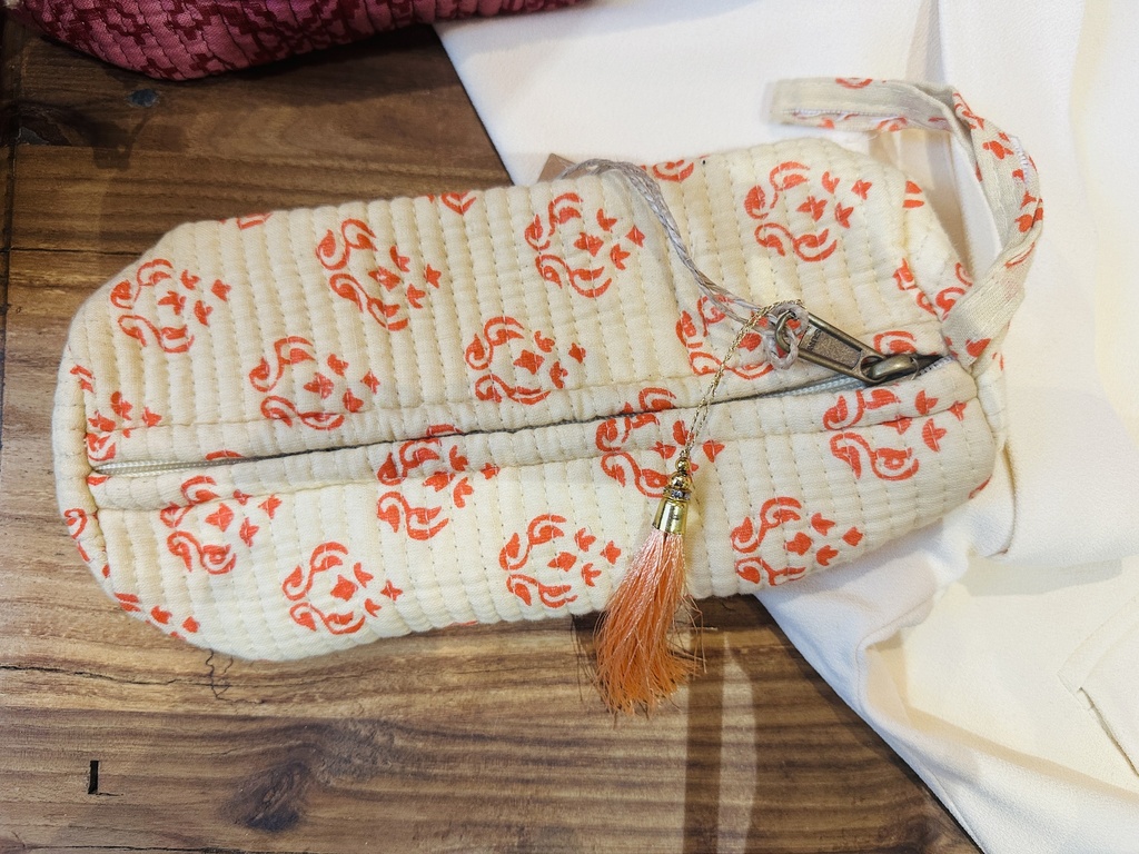 Bootstock Etui Antic creme orange